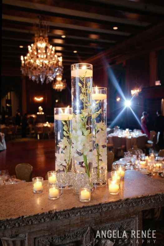 Babys breath centerpiece