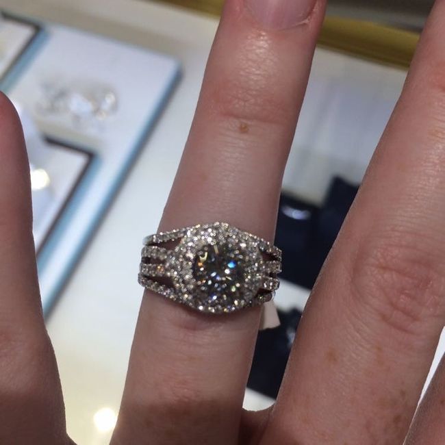 RING THREAD! My fiances ring came in !