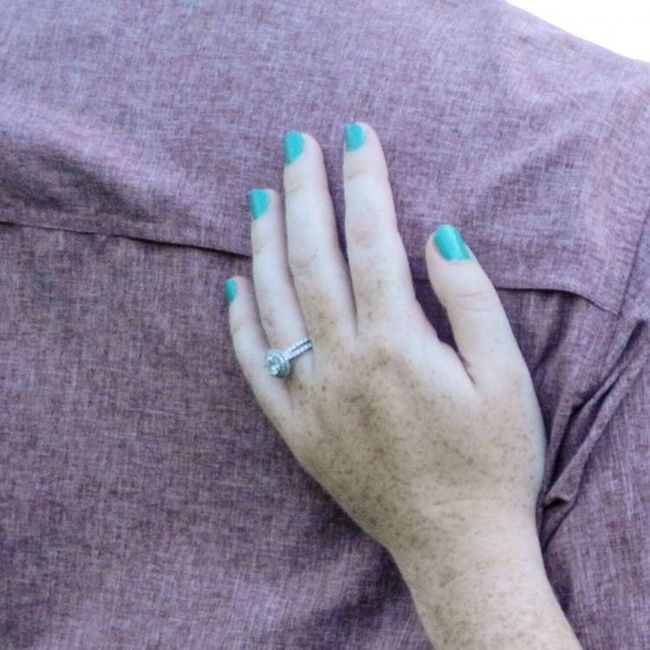 What nail color do you feel compliments your ring the best?