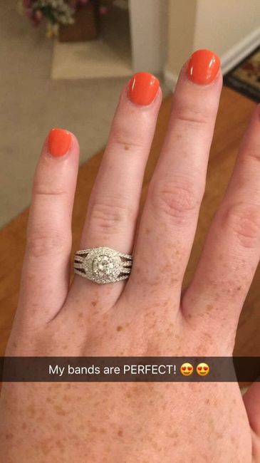 We bought our wedding bands!