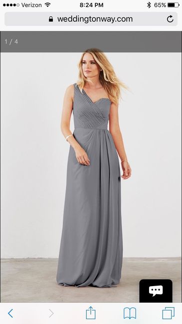 Bridesmaid dresses.