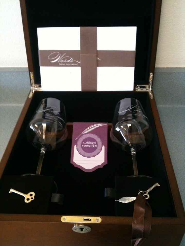 Love letter ceremony box just came in!!