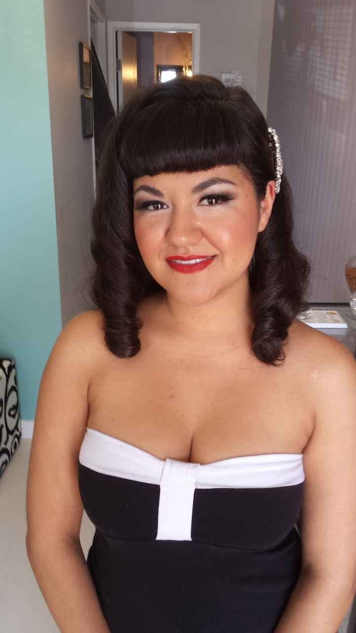 My hair and Make-up Trial PICS!!!!!