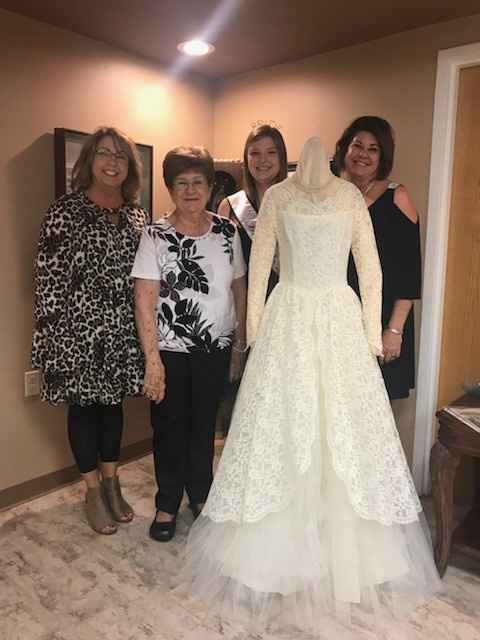 Reuse Mom's wedding dress