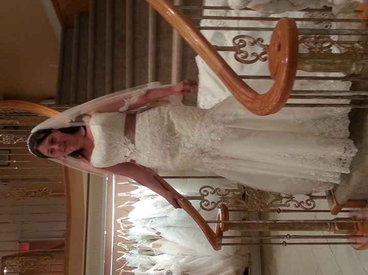 Show me your dress for an outside wedding..