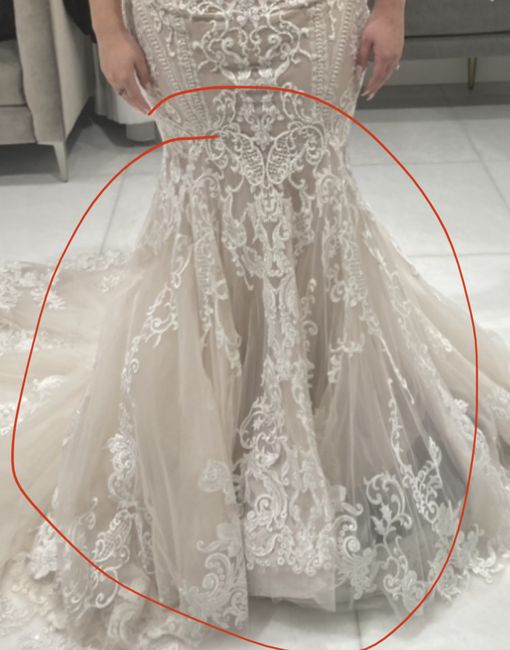 Can anyone tell me what this detail is called on a dress? - 1