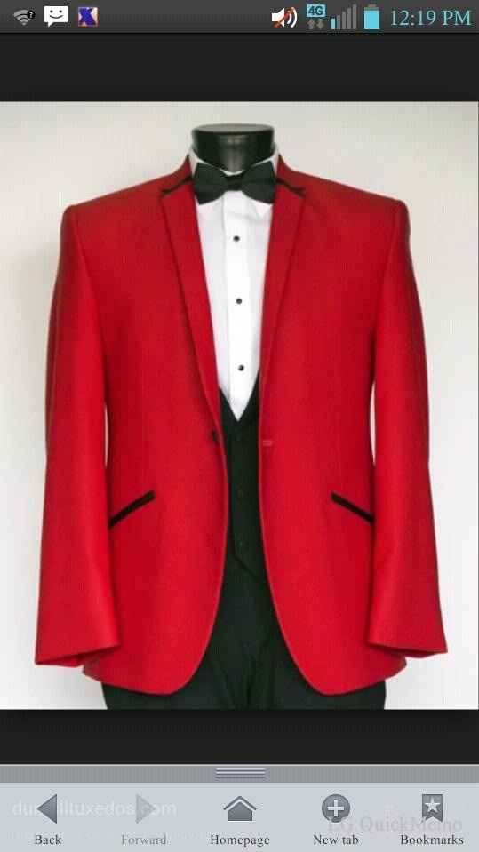 Picked out our Tuxes today and......,,,