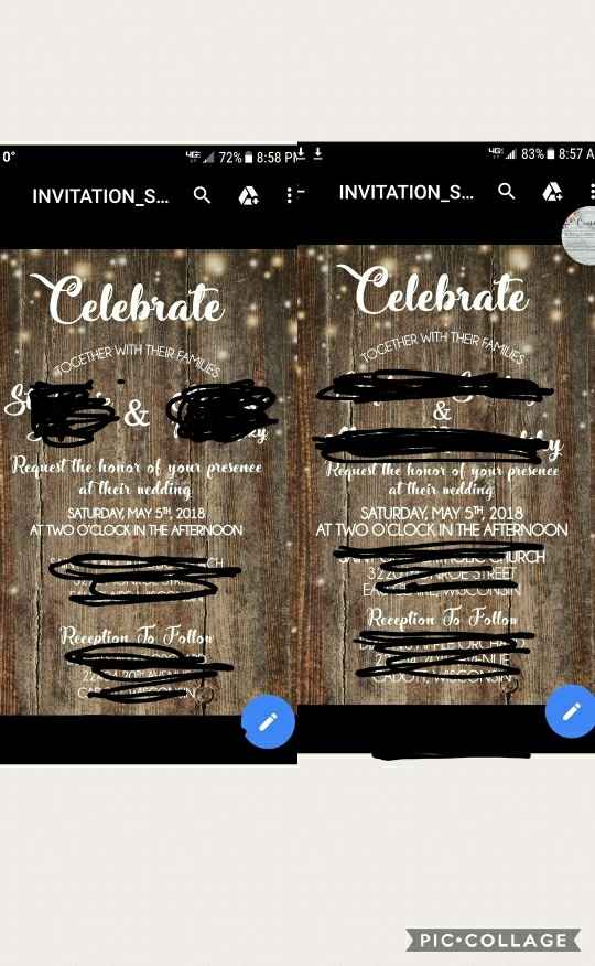  Wedding invites - 1
