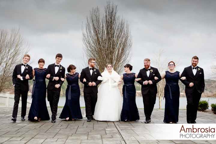 Navy Blue BM dresses?