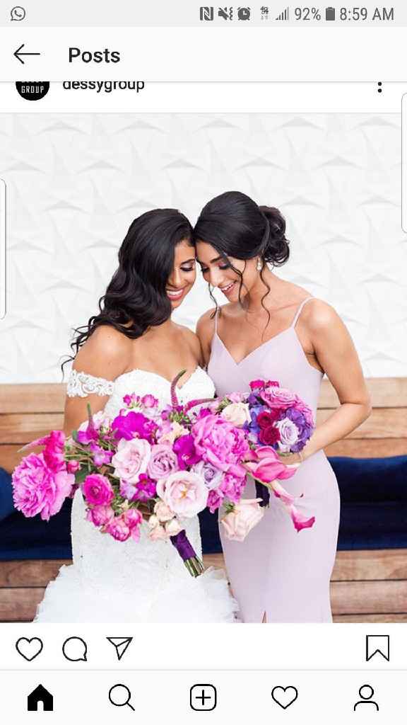 Colors that compliments a champagne wedding dress - 1