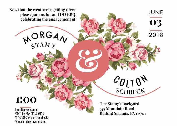 Engagement Party questions! - 1