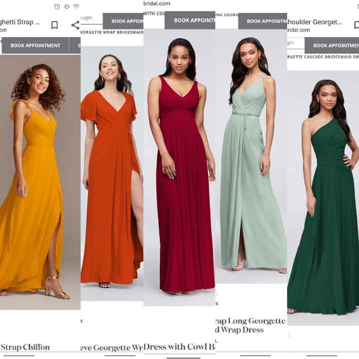 Bridesmaid dress conundrum.. - 1