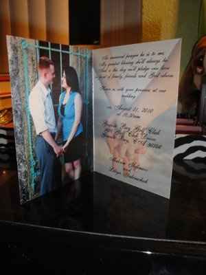 What do your wedding invites look like?