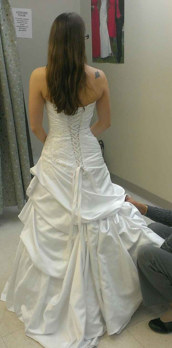 Model in the dress vs. you in the dress