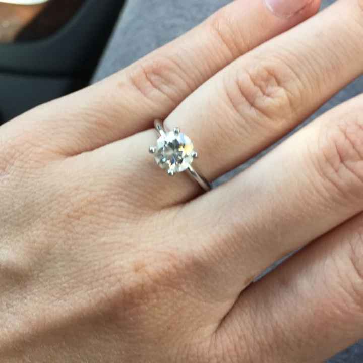 Let's see those beautiful rings lady's!