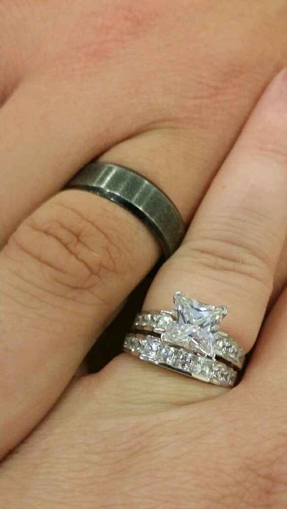 Engagement ring/wedding ring
