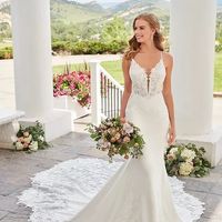 Hemming a dress with train - 1