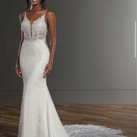 Hemming a dress with train - 1