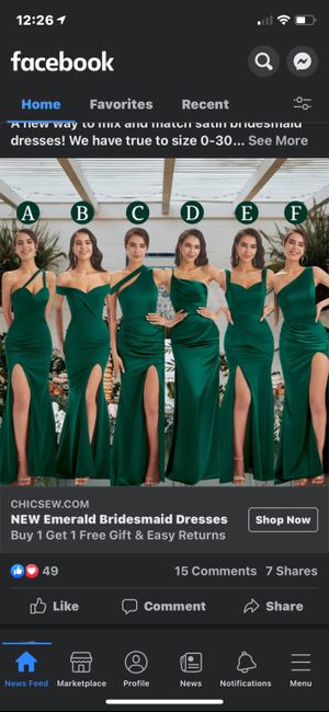 Bridesmaid dresses 1