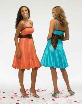 Taffeta bridesmaids dresses..(PICS)