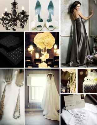 Anyone choose Black, White, and Silver as wedding colors?