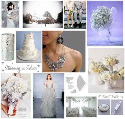 Anyone choose Black, White, and Silver as wedding colors?