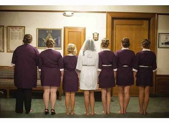 Bridesmaids Robes that are not Waffle, Satin or Expensive!