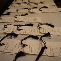 Book themed table numbers - 1