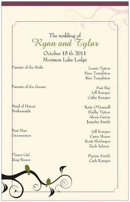 Wedding Programs - Please share