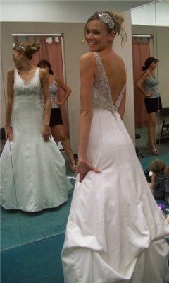 Show me your dress with you vs the model!