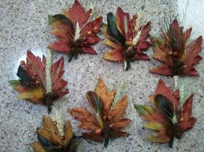 My boutonnieres and promenade balls are done.