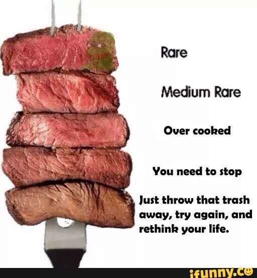 How should filet be cooked?