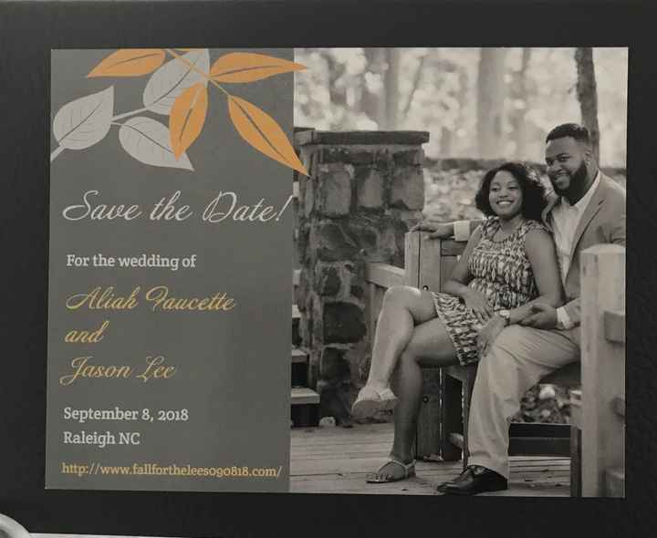 Save the dates - picture or no picture? - 1
