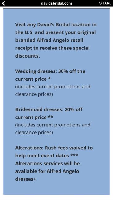 DB helping any Alfred Angelo Brides