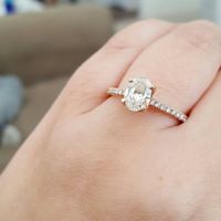 Anyone get crap for the size of their engagement ring?