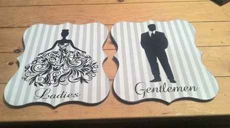 Wedding signs?  What are you doing?