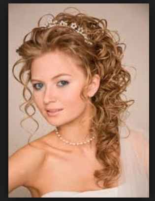 It's Friday! Let's see some wedding day hair choices!