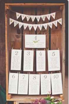 Show me your Escort Cards & Seating Chart