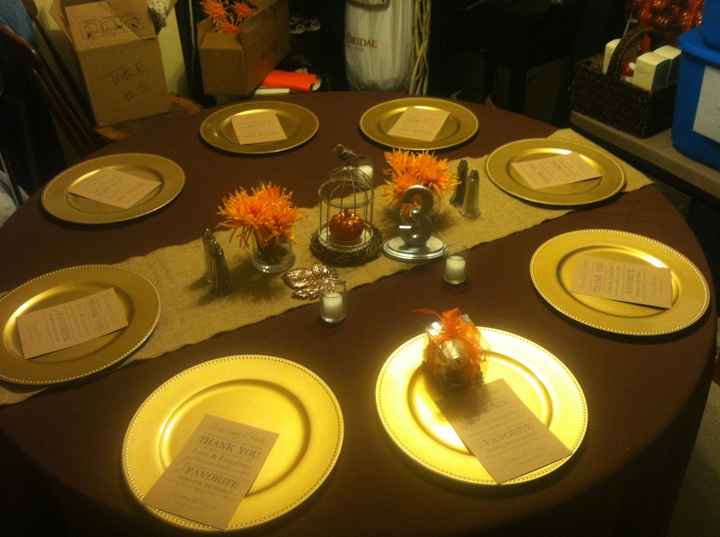Show me your table set up?