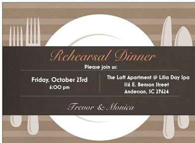 rehearsal dinner invite?