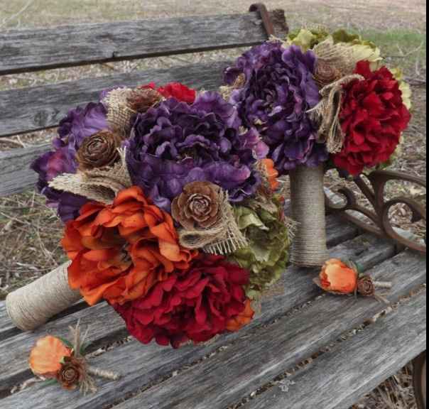 Fall wedding colors