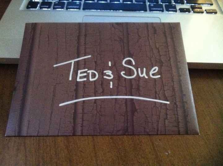 Rehearsal dinner invites all done and ready to be mailed out....at the end of September! lol