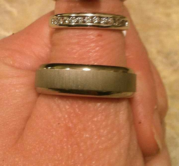 Show us your man's wedding band.
