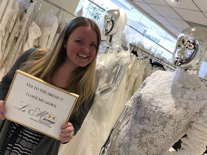 I said yes to my dress!!!