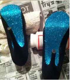 Anyone glittering or painting the bottoms of their wedding shoes?