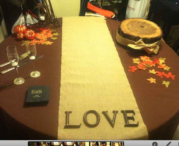 Cake table mock up
