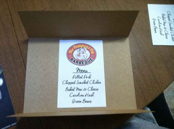 Rehearsal dinner invites all done and ready to be mailed out....at the end of September! lol
