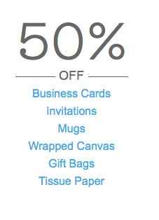 PSA: Zazzle 50% off sale includes invitations