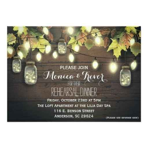 Our rehearsal dinner invites