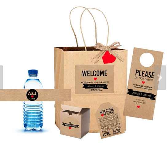 Welcome bags for OOT guests